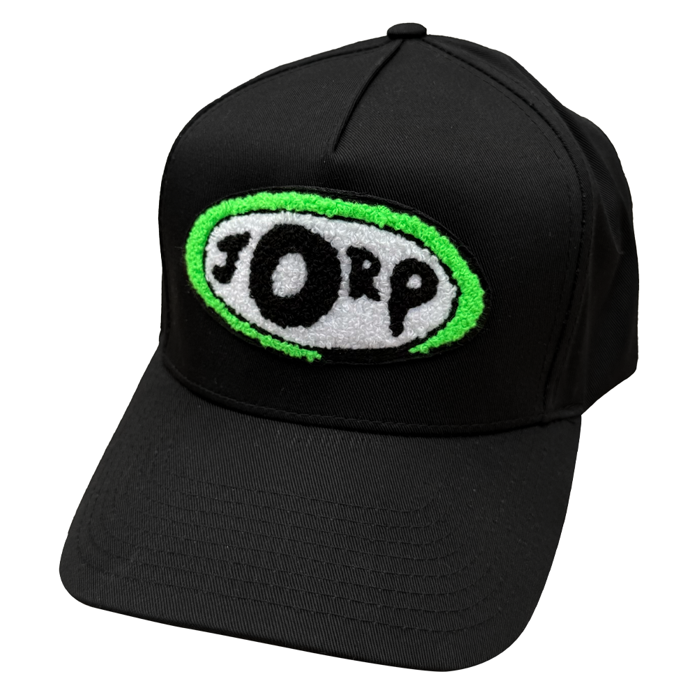 Oval logo patch cap